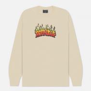 Мужской лонгслив  Scary Cute, цвет бежевый, размер S RIPNDIP