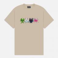 Мужская футболка  Bestie Gang, цвет бежевый, размер XXL RIPNDIP