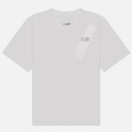 Женская футболка  Shine Stripe Logo Numbers, цвет белый, размер XS Maison Margiela MM6
