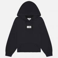 Женская толстовка  Birka Logo Numbers Hoodie, цвет чёрный, размер XS Maison Margiela MM6