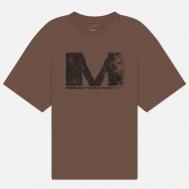 Мужская футболка  M Logo Numeric, цвет коричневый, размер M Maison Margiela MM6