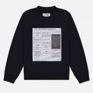 Мужская толстовка  Newspaper Print, цвет чёрный, размер L Maison Margiela MM6