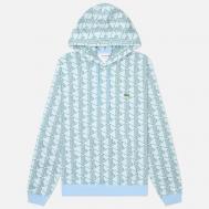 Мужская толстовка  Monogram Hoodie, цвет голубой, размер L Lacoste
