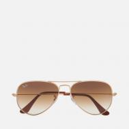 Солнцезащитные очки  Aviator Gradient, цвет золотой, размер 58mm Ray-Ban
