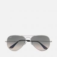 Солнцезащитные очки  Aviator Large Metal, цвет серебряный, размер 58mm Ray-Ban