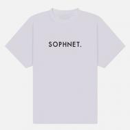 Мужская футболка   Logo Wide, цвет белый, размер M Sophnet.
