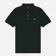 Мужское поло  Plain Regular Fit, цвет зелёный, размер XXL Lyle & Scott