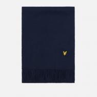 Шарф  Lambswool, цвет синий Lyle & Scott