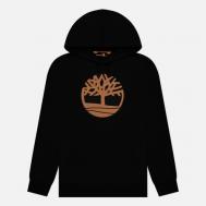Мужская толстовка  Kennebec River Tree Logo Hoodie, цвет чёрный, размер M Timberland
