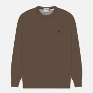 Мужской свитер  Williams River Cotton YD Crew, цвет коричневый, размер XL Timberland
