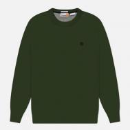 Мужской свитер  Williams River Cotton YD Crew, цвет зелёный, размер XL Timberland
