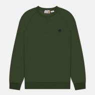 Мужская толстовка  Exeter River Brushed Back Crew Neck, цвет зелёный, размер XL Timberland