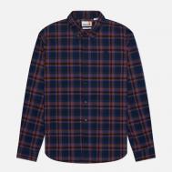 Мужская рубашка  Stretch Poplin Check, цвет синий, размер M Timberland
