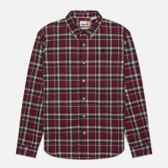 Мужская рубашка  Stretch Poplin Check, цвет бордовый, размер XL Timberland
