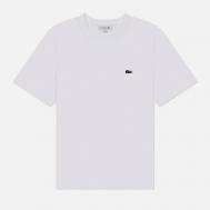 Мужская футболка  Classic Fit Embroidered Crocodile, цвет белый, размер L Lacoste
