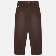 Мужские джинсы  Classic Denim Relaxed Fit, цвет коричневый, размер XL thisisneverthat