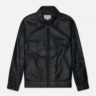Мужская демисезонная куртка  Leather Sports, цвет чёрный, размер S thisisneverthat