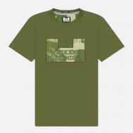 Мужская футболка  Adachi Camo, цвет зелёный, размер XXXL WEEKEND OFFENDER