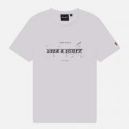Мужская футболка  Anatomy Of Type Graphic, цвет белый, размер L Lyle & Scott
