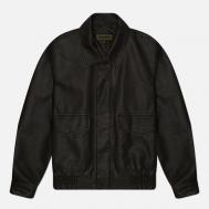 Мужская демисезонная куртка  Vegan Leather A-2, цвет чёрный, размер L Uniform Bridge