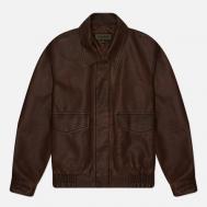 Мужская демисезонная куртка  Vegan Leather A-2, цвет коричневый, размер L Uniform Bridge