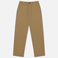 Мужские брюки  Cotton Fatigue Regular Fit, цвет бежевый, размер S Uniform Bridge