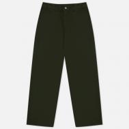 Мужские брюки  Cotton Fatigue Wide Fit, цвет зелёный, размер L Uniform Bridge