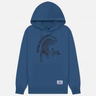 Мужская толстовка  Alpha Jaguar Hoodie, цвет синий, размер M Alpha Industries