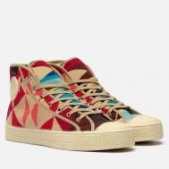 Мужские кеды  x Pendleton High, цвет бежевый, размер 43 EU US Rubber