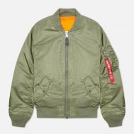 Женская куртка бомбер  MA-1, цвет оливковый, размер M Alpha Industries