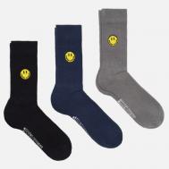 Комплект носков  Smiley Sports 3-Pack, цвет комбинированный, размер 41-45 EU WEEKEND OFFENDER