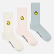 Комплект носков  Smiley Sports 3-Pack, цвет комбинированный, размер 41-45 EU WEEKEND OFFENDER