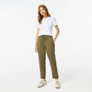 Женские брюки  с поясом на шнурке Lacoste