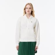 Женская толстовка  с капюшоном на молнии Lacoste