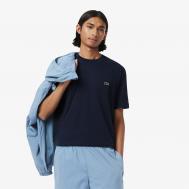 Мужская хлопковая футболка  с коротким рукавом Lacoste
