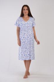 Ночная сорочка женская  161383_1001 голубая 3XL VIENETTA