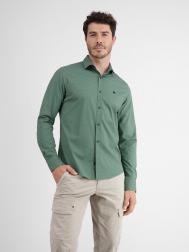 Рубашка мужская  23D1372 зеленая 2XL Lerros
