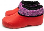 Резиновые ботинки женские Smile of Milady 088-010 красные 41 RU