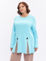 Туника женская  ZTU15002BLU10 голубая 68-70 RU ZORY