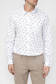 Рубашка мужская  DM23123559 белая 2XL D.Molina