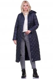 Пуховик-пальто женский Baon B009554 синий 42