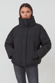 Пуховик женский   D0023571 черный XL Desam