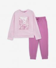 Пижама розовая для девочек  (146-152) Gulliver