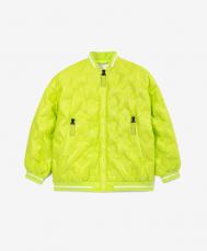 Куртка утепленная весенняя зеленая для девочек  (146) Gulliver