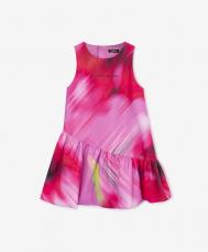 Платье с воланом мультицвет для девочки  (104) Gulliver