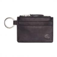 Бумажник  Leather Wallet With M Ring  Black 2021 Carhartt WIP