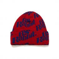 Шапка  Bs Pat Beanie Red Free 2023 BSRABBIT