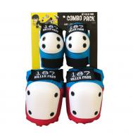 Комплект защиты 187 KILLER PADS Combo Pack Red White Blue 2022 187 Killerpads