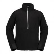 Худи на молнии  Polar Fleece Mock 1/2 Zip Black VOLCOM