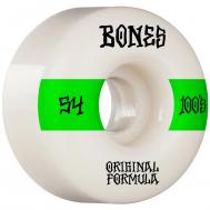 Колеса для скейтборда  100'S Og Formula Wide White 54mm 100A 2022 Bones